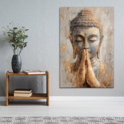 DUBLEZ Tablou din lemn - Buddha