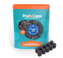 Clavier Capișon pentru pedichiură PodoCaps 13 mm, granulație 180 - set 10 buc