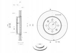 Brembo 09.5509. 11 féktárcsa (1db)