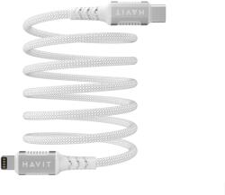 Havit CB6298 - Magnetic USB type C-Lightning cable 1 m (white)