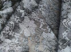  csipke ár 05, mb virágok (KO3) fekete (ko0003)