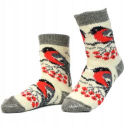 PanSzew Meleg, Vastag, Női Hegyi Gyapjú Zokni, Valódi Báránygyapjúból, 36-41-es méret (Termiczne Wygodne Ocieplacze Wełniane)