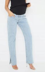 Prettylittlething Kék Klasszikus Sima Kismama Farmer Nadrág Prettylittlething 42