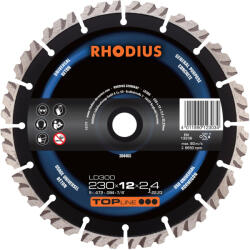 Rhodius LD300 gyémánt vágókorong, 230mm (304465)