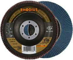 Rhodius LSZ F1 lamellás csiszoló korong, 115mm, K120 (202689)