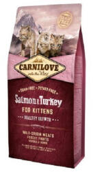 Brit Carnilove Cat Kitten Salmon & Turkey - Healthy Growth - Lazac és Pulyka Hússal 6kg - pet-food