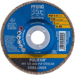 Pferd Polifan PFF 125 A 40 PSF STEELOX lamellás csiszoló korong, 125mm, 10 db (67644125)