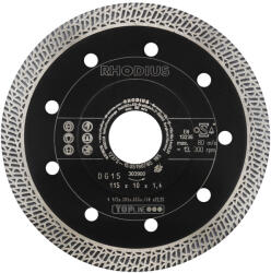 Rhodius DG15 gyémántvágó korong, 115mm (303900)