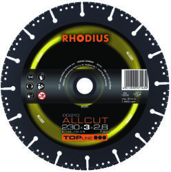 Rhodius DG210 AllCut gyémánt vágókorong, 230mm (303391)