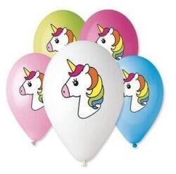 Godan Unikornis mintás lufi, 5 db (GS110/P660)
