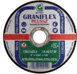 GRANIFLEX 40012 fém vágókorong készlet, 125mm, 25db (40012)