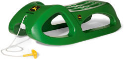 Rolly Toys Snow John Deere műanyag szánkó, zöld (200160)