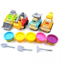 Man Yuk Toys Teherautó gyurmaszett 4 db járművel (SM8106) - liol