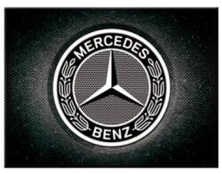 Nostalgic Art Germany Magnet 6 x 8cm - Mercedes-Benz - Logo Black - Sigla pe Fundal Negru (1911)