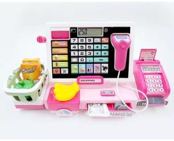 Man Yuk Toys Elektromos pénztárgép, rózsaszín (818-379)