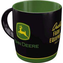 Nostalgic Art Germany Cană ceramică 330 ml - John Deere Logo Black (2351)