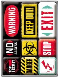 Nostalgic Art Germany Set magneți Warning - Avertisment (446)