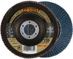 Rhodius LSZ F1 lamellás csiszoló korong, 115mm, K60 (202662)