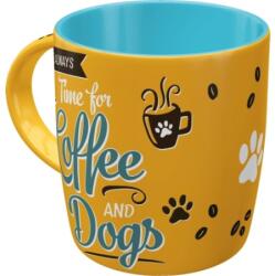 Nostalgic Art Germany Cană ceramică 330ml - Coffee And Dogs - Cafea și Catei (1630)