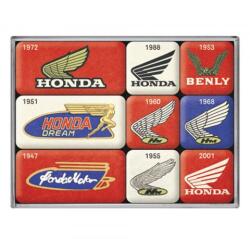 Nostalgic Art Germany Set magneți Honda Mc - Evolutia siglei (2469)