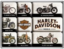 Nostalgic Art Germany Set magneți Harley-Davidson Models - Modele (1452)