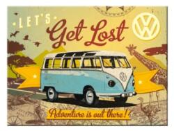 Nostalgic Art Germany Magnet 6 x 8cm - Volkswagen Bulli - Let'S Get Lost - Hai Sa Rătăcim (621)