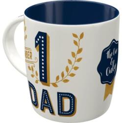 Nostalgic Art Germany Cană ceramică 330 ml - No 1 Dad - Tatăl Numarul 1 (1743)