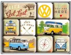 Nostalgic Art Germany Set magneți Volkswagen - Bulli Let'S Get Lost (988)