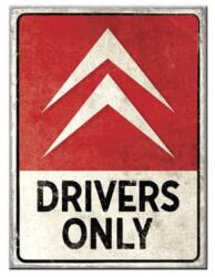Nostalgic Art Germany Magnet 6 x 8cm - Citroen Drivers Only - Doar pentru Soferi de Citroen (2248)