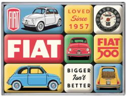 Nostalgic Art Germany Set magneți Fiat 500 - Loved Since 1957 (2101)