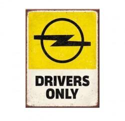 Nostalgic Art Germany Magnet 6 x 8cm - Opel Drivers Only - Doar pentru Soferi de Opel (2476)