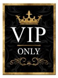 Nostalgic Art Germany Magnet 6 x 8cm - Vip Only - Vip Exclusiv (609)