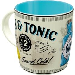 Nostalgic Art Germany Cană ceramică 330 ml - Gin & Tonic Served Cold - Gin Tonic Servit Rece (2380)