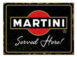 Nostalgic Art Germany Magnet 6 x 8cm - Martini - Served Here - Martini - Servit Aici (2064)