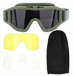  Katonai Szemüveg Taktikai Szemüveg Polarizált Sportszemüveg Fekete (13955-03)