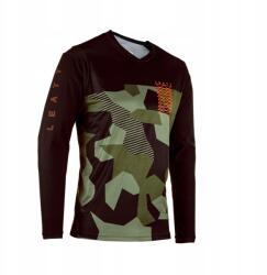 Leatt Kerékpáros Mez Mtb Gravity 3.0 Jersey Camo Zöld/fekete Ro (5023036151)