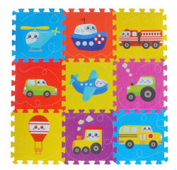 Iplay Szivacsszõnyeg - járművek, 9 db