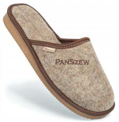 PanSzew Férfi Gyapjú Papucs Meleg Filc Házi Papucsok 40-46 PanSzew (Pantofle Męskie Filcowe Laczki Góralskie 40)