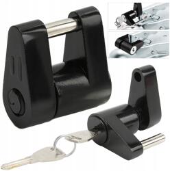 QWE Biztonsági Zár, vonófejhez, 1/4", utánfutó, lakókocsi