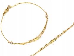 Lovrin Dupla arany karkötő végtelennel 14 k 585 (Lovrin)