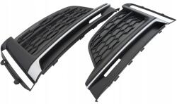  Lökhárító Rács Bal Jobb Első Audi A5 8W6 S-line F5 16-19 Króm Szatén