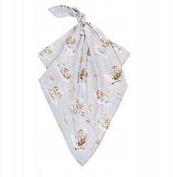 Bonjour Cherie Bambusz pamut pelenka többfunkciós pelenka 1db 70x70 cm Bárányok (5907701436853)