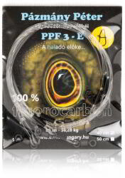 Pázmány elõke Pázmány Péter Fluorocarbon elõke 0, 91mm 40cm tojás gyorskapocs (PPF3-E40)