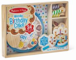 Melissa & Doug Set de joaca din lemn Melissa & Doug - Tort aniversar