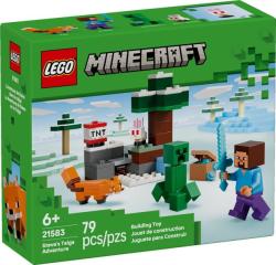 LEGO® Minecraft® - Steve tajgai kalandjai (21583)