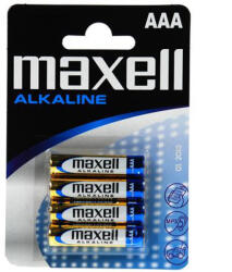 Maxell Elem AAA mikro LR03 alkaline 4 db/csomag, Maxell