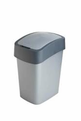 Keter Pacific billenő fedeles szemetes, 25l, grafit/alumínium ezüst (49768)
