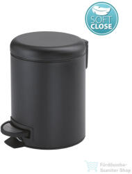 SAPHO GEDY POTTY szemetes, Soft Close, 5l, matt fekete (330914) (330914)