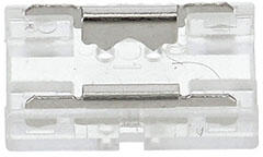 Anro LED GTLED forrasztásmentes csatlakozó egyszínű COB LED szalag toldásához (8 mm széles - 2 eres) átlátszó (SL-COB822)