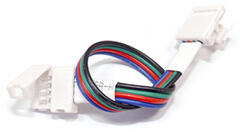 Anro LED GTLED forrasztásmentes sarokelem RGB LED szalag toldásához (10 mm széles - 4 eres) (SL-SFA10112)